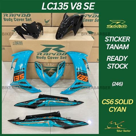 Rapido Cover Set Yamaha Lc V Se Body Coverset Sticker Tanam