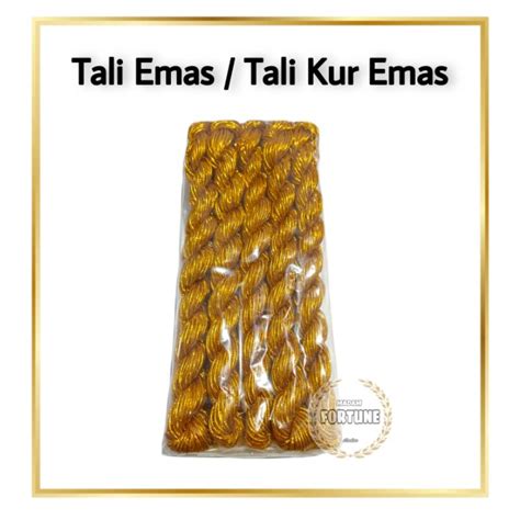 Jual Tali Emas Souvenir Tali Kur Emas Tali Souvenir Benang Emas