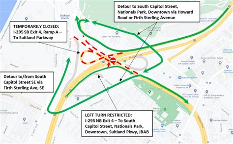 Ddot Traffic Advisory Temporary Lane Closures In Multiple Locations