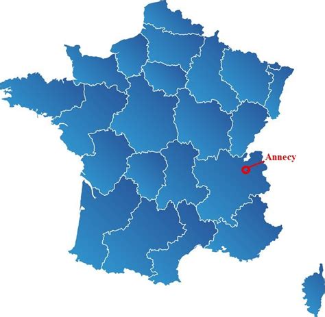 annecy carte de france voyage carte plan