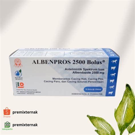 Jual Albenpros Box Bolus Obat Cacing Bolus Obat Cacing