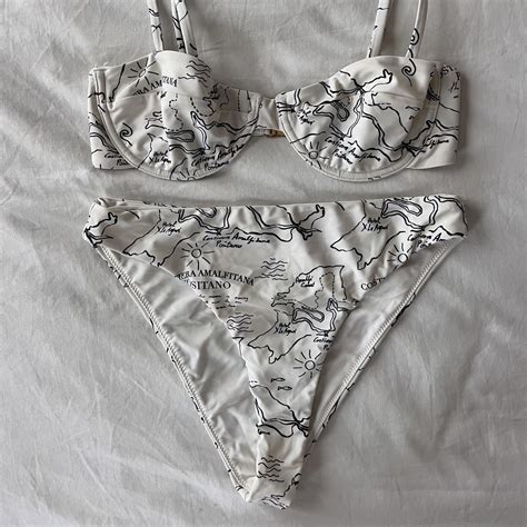 Vrg Girl Bikini Set Size AUS 10 US 6 Bikini Swim Depop