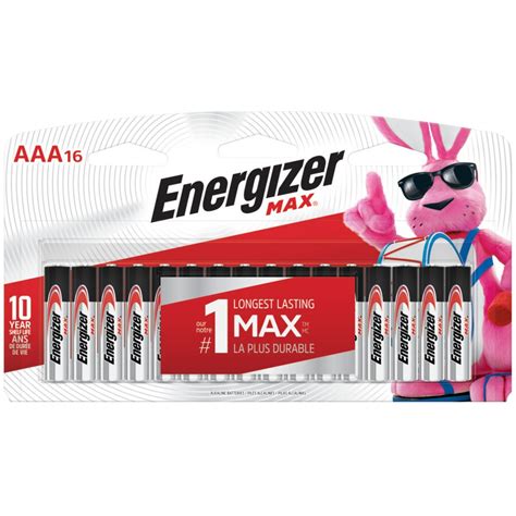 Energizer MAX Alkaline AAA Batteries 16 Pack At Lowes