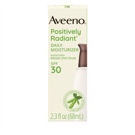 Aveeno Positively Radiant Daily Moisturizer With Broad Spectrum Spf 30