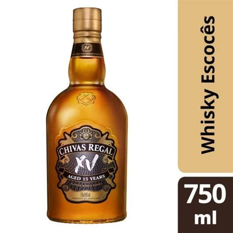 Whisky Chivas Regal Xv Anos Escoc S Ml Sonda Supermercado Delivery