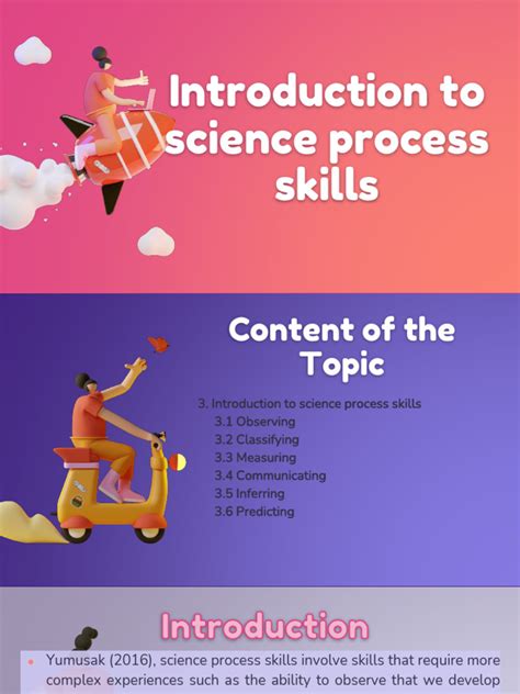 Science Process Skills Pdf Learning Observation