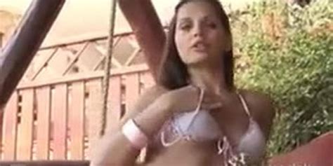 Eve Angel Toying Her Sexy Ass Outside Tnaflix