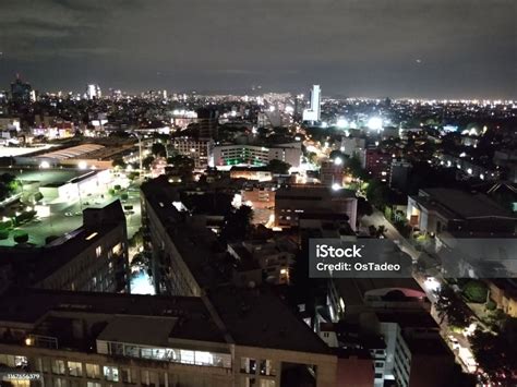 Mexico City Night View Stock Photo - Download Image Now - Architecture ...