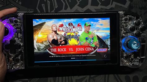 Wwe 2k22 The Rock Vs John Cena Gameplay On Nintendo Switch Youtube