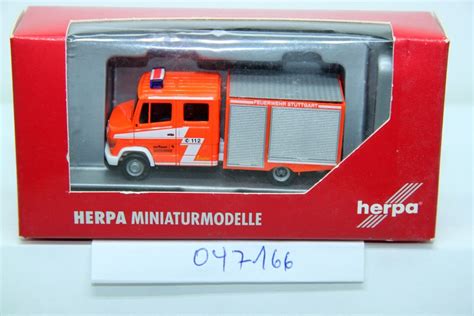 Herpa Mb Vario Tsf W Feuerwehr Stuttgart F R Spur H Mit