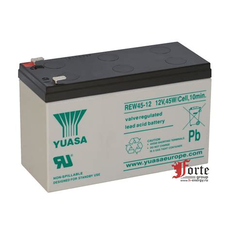 Аккумулятор yuasa rew45-12 (12v 45w). Оригинал.