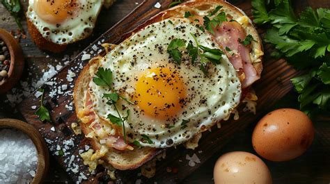 Recette Croque Madame à la truffe blanche d Alba pour 4 personnes