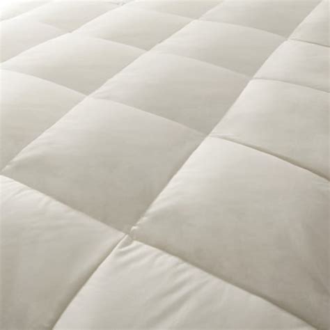 Organic Cotton Mattress Topper Goose Feather Bed Twin Full Queen King Size Queen, Queen - QFC