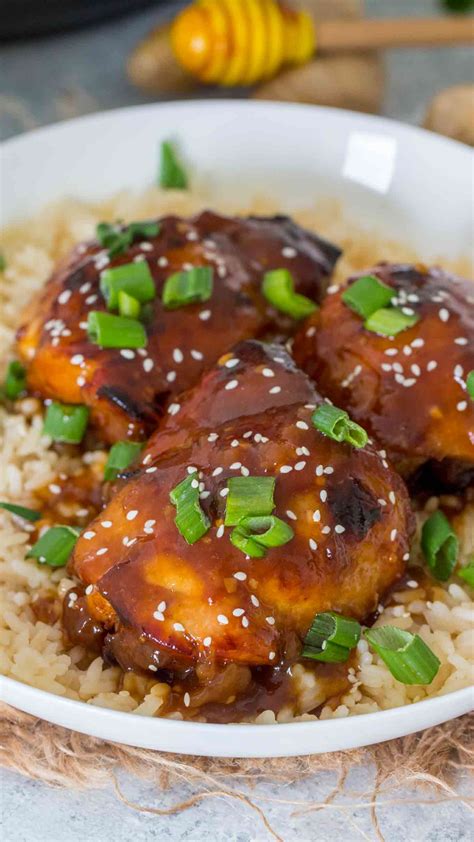 Instant Pot Honey Garlic Chicken Thighs Video Sweet And Savory Meals