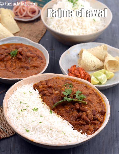 Calories of Punjabi Rajma Chawal, Instant Indian Pot Rajma | Tarladalal.com