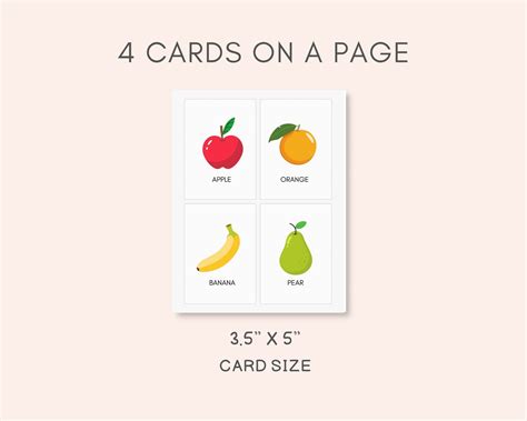 Fruits and Vegetables Flashcards Fruits Flashcards Vegetable - Etsy