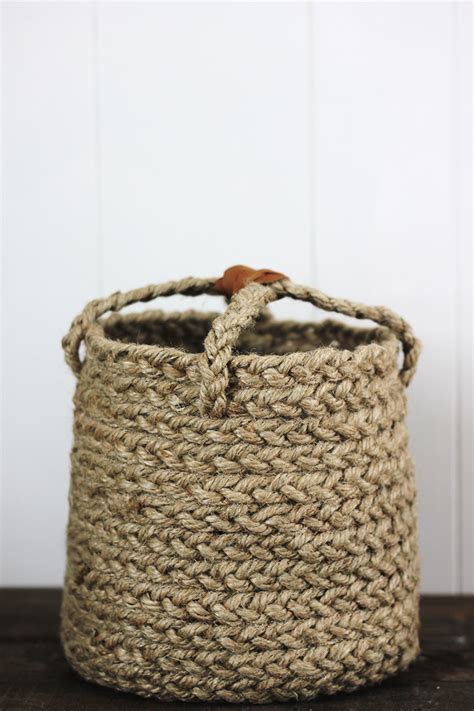 Diy Braided Jute Basket The Merrythought