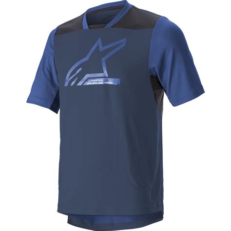 Alpinestars Drop 6 0 V2 Short Sleeve Jersey Men Mid Blue Black BIKE24