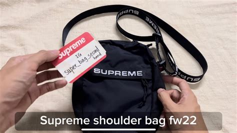 Supreme Shoulder Bag Fw22 Review Youtube