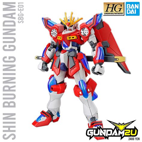 BANDAI HG 1 144 Shin Burning Gundam High Grade HGGBM 04 Gundam Build