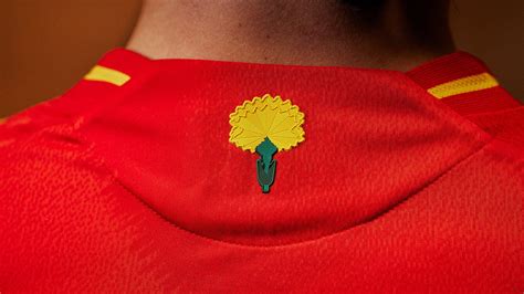 Qué significa el clavel amarillo de la nueva camiseta de España para la