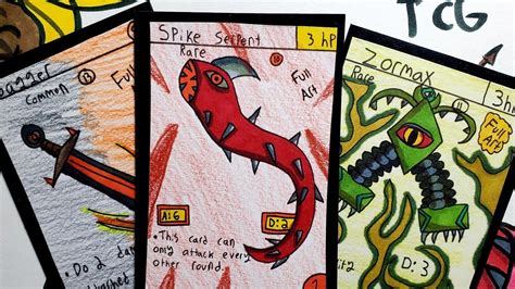 How To Make Full Art Cards For Your Homemade Trading Card Games Youtube