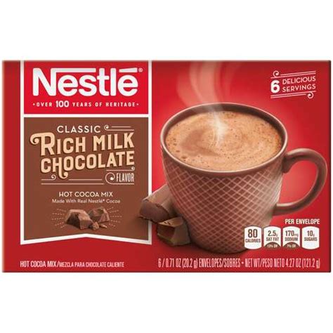 Nestle Hot Cocoa Mix Classic Rich Milk Chocolate Flavor Oz Box Count