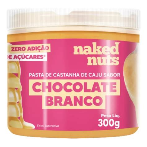 Pasta De Castanha De Caju Chocolate Branco Naked Nuts G Shopee Brasil
