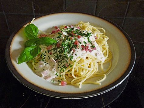 1 A Nudeln Mit Schinken Sahne Sauce Von Rakete1502 Chefkoch