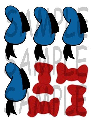 Donald Duck Bow Tie Template