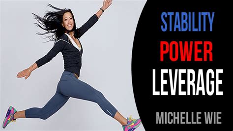 Michelle Wie: 3 Ways How To Use Leg Power in Golf Swing - Rotary Swing