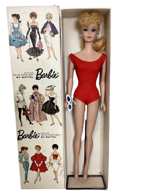 Lot Beautiful Blonde Ponytail Barbie W Box