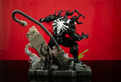 Slideshow Marvel Gamerverse Gallery Diorama Spider Man Venom Pvc