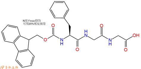 Fmoc Phe Gly Gly Fmoc Phe Gly Gly OH Fmoc FGG OH 三肽 杭州专肽生物技术有限公司的多肽产品