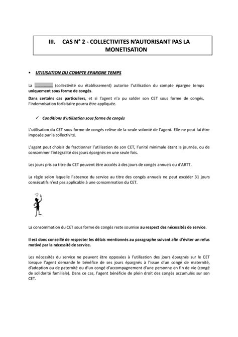 Mod Le De R Glement Interne Du Compte Pargne Temps Doc Pdf Page