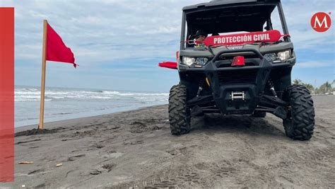 Alerta Por Mar De Fondo Colocan Banderas Rojas En Playas De Colima