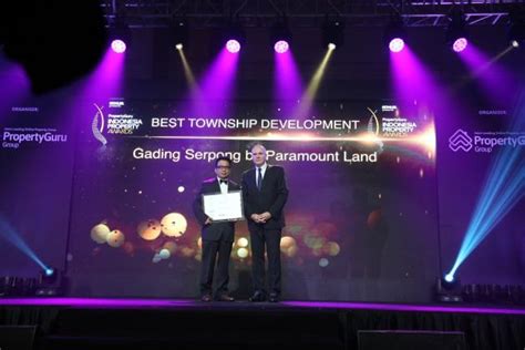 Paramount Land Raih 4 Penghargaan PropertyGuru Indonesia Awards 2018