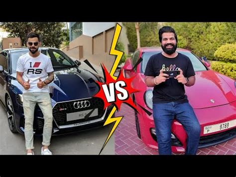 Virat Kohli Vs Technical Guruji Comparison Cars Collection Total