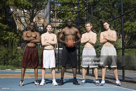 Five Basketball Players In A Row High-Res Stock Photo - Getty Images