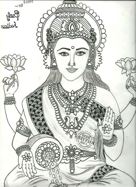 3d Lakshmi Drawing Pencil Sketch Laxmi Maa Pencil Sketch Desipainters Pencil Sketch Images