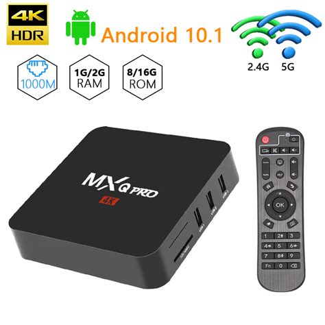 2022 Mxq PRO Set Top Box 4G 64GB Firmware Rk3228A Hdr 4K Android 10 1