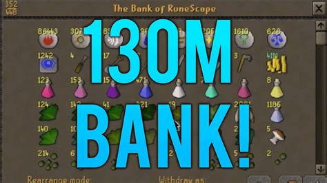 Old School Runescape Bank Video 130m Youtube