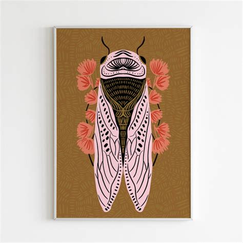 Cicada Art Print - 8x10 | tarareed