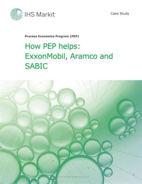 How Pep Helps Exxonmobil Aramco And Sabic Docslib