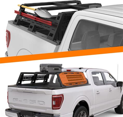 MELIPRON Overland Truck Bed Rack Tent Rack Fit for Toyota Tacoma 2005 ...