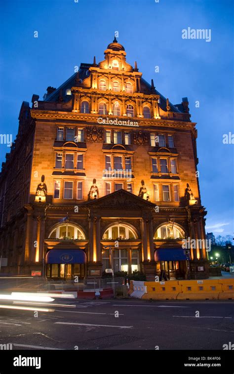 Caledonian Hotel, Edinburgh Stock Photo - Alamy