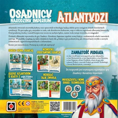 Portal Games Osadnicy Narodziny Imperium Gra Planszowa Ceny I