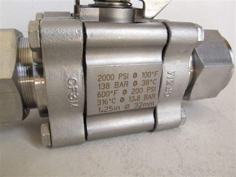 Whitey Swagelok Ss Piece Series Ball Valve In Swagelok Tube