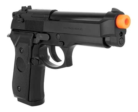 Pistola Qgk Airsoft Bereta Spring S Pt Polimero Mm Parcelamento