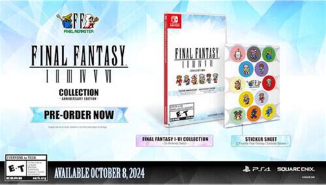 Final Fantasy I Vi Collection Anniversary Edition For Nintendo Switch